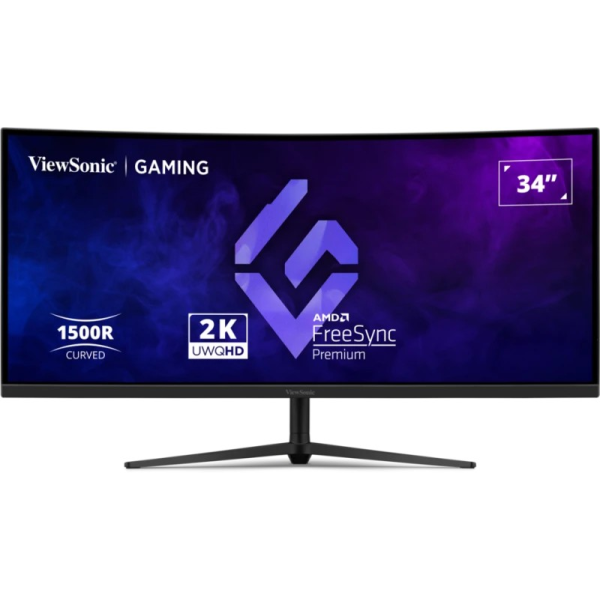 34” Monitor Gaming VIEWSONIC VX3418C-2K / 2K / Curved / 1ms / 180Hz / Black 34” Monitor Gaming VIEWSONIC VX3418C-2K / 2K / Curved / 1ms / 180Hz / Black