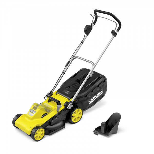 Mașini de tuns iarbă cu acumulator - Karcher LMO 3-18 Battery New - Li-Ion / 18 V / 2,5-5 Ah / 125-250 m² / 34 cm / 25-65 mm / 45 l - 1.445-410.0 Mașini de tuns iarbă cu acumulator - Karcher LMO 3-18 Battery New - Li-Ion / 18 V / 2,5-5 Ah / 125-250 m² / 34 cm / 25-65 mm / 45 l - 1.445-410.0