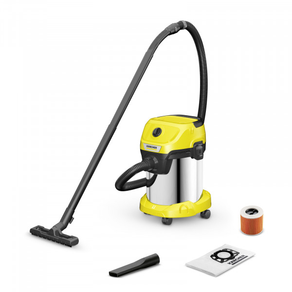 Многофункциональные пылесосы - Karcher WD 3 S V-17/4/20 - 1000 Вт / 17 л / 220-240 В - 1.628-135.0 Многофункциональные пылесосы - Karcher WD 3 S V-17/4/20 - 1000 Вт / 17 л / 220-240 В - 1.628-135.0
