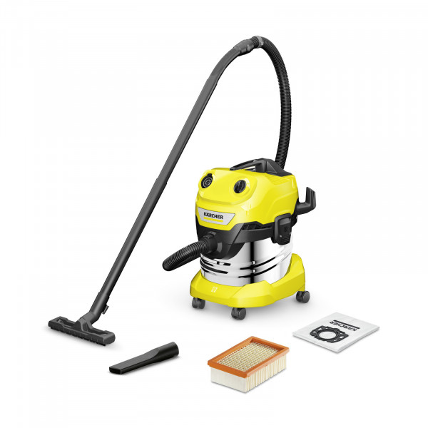Многофункциональные пылесосы - Karcher WD 4 S V-20/5/22 - 1000 Вт / 20 л / 220-240 В - 1.628-260.0