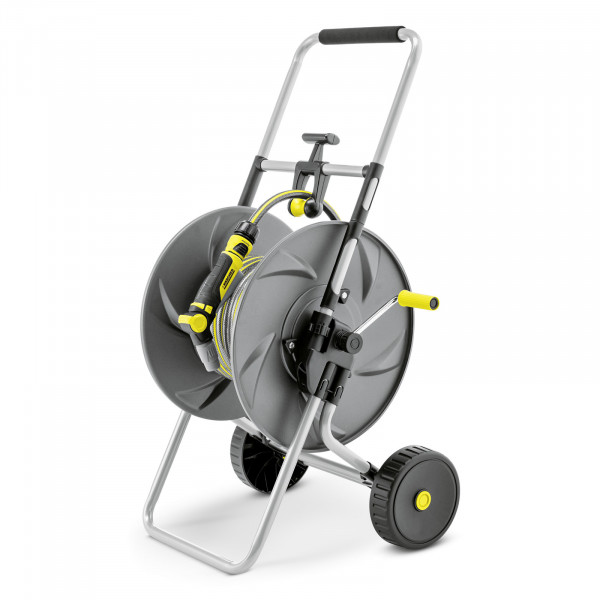 Встроенные шланги и тележки - Металлическая тележка Karcher со шлангом и пистолетом HT-80M комплект - 20м ½ - 2.645-043.0