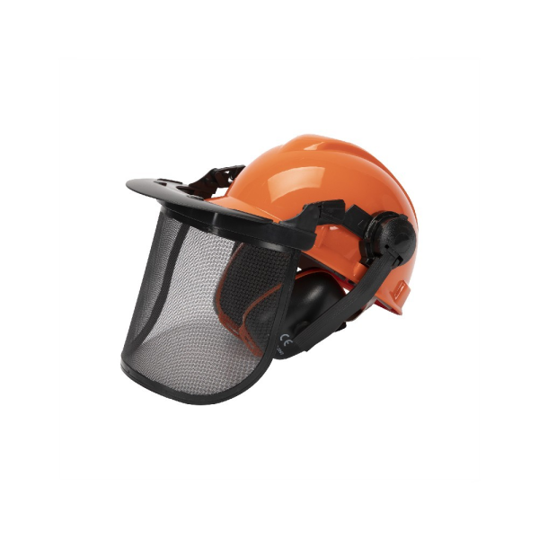 Casca cu viziera protectie din plasa si antifoane Micul Fermier Casca cu viziera protectie din plasa si antifoane Micul Fermier