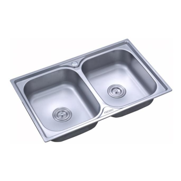 Chiuveta blat 2 cuve: inox FREDDO SN9027 - 115x50cm Chiuveta blat 2 cuve: inox FREDDO SN9027 - 115x50cm