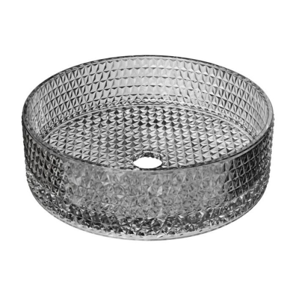 Раковина из закаленного стекла SanDonna Mira Rotund (Gri) Раковина из закаленного стекла SanDonna Mira Rotund (Gri)