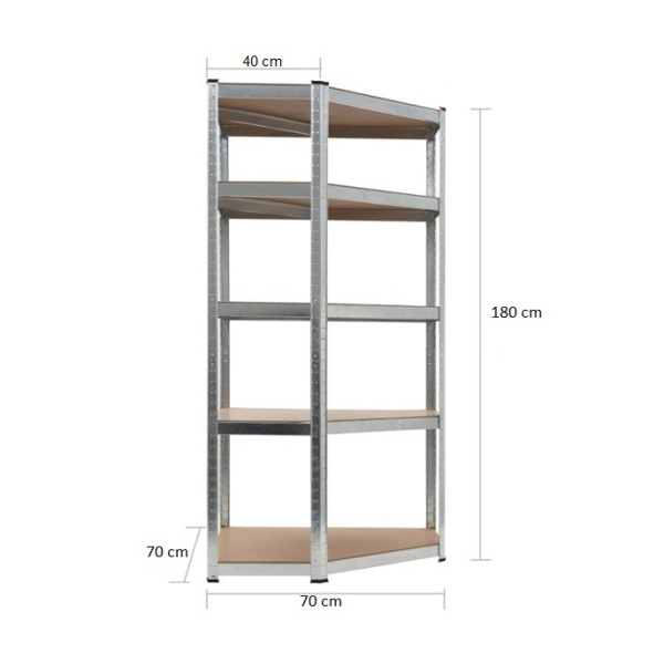 Raft arhivare si depozitare tip colt WALTZ 900/400/1800 Raft arhivare si depozitare tip colt WALTZ 900/400/1800