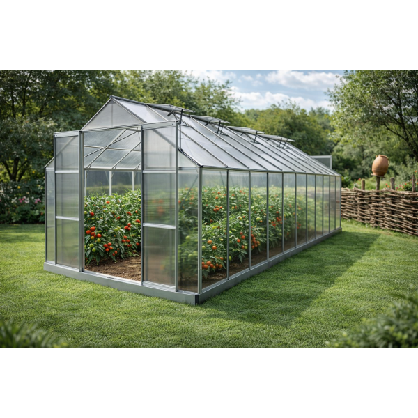 Sera de gradina TECHNOWORKER Policarbonat 63, 6x3,1x2,47 m Sera de gradina TECHNOWORKER Policarbonat 63, 6x3,1x2,47 m