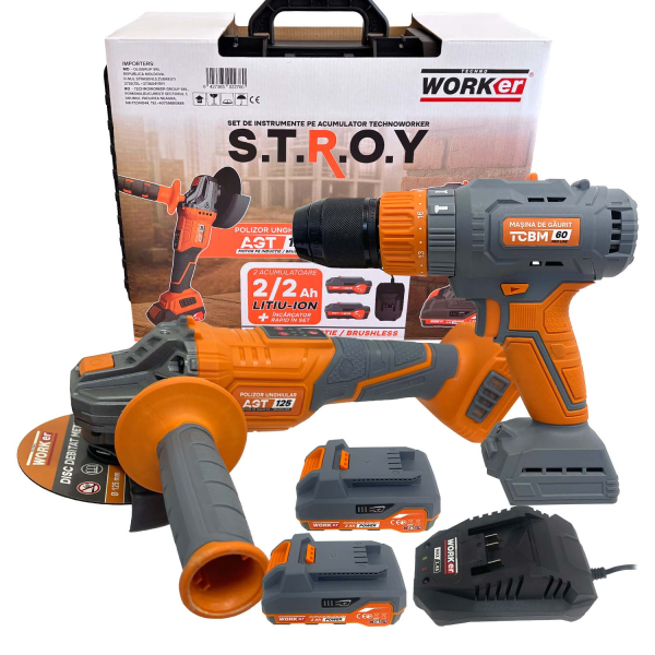 Set instrumente pe acumulator STROY 2 buc Set instrumente pe acumulator STROY 2 buc