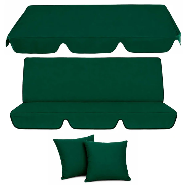 Set de tapiterie 1300mm pentru balansoar RODOS verde Set de tapiterie 1300mm pentru balansoar RODOS verde