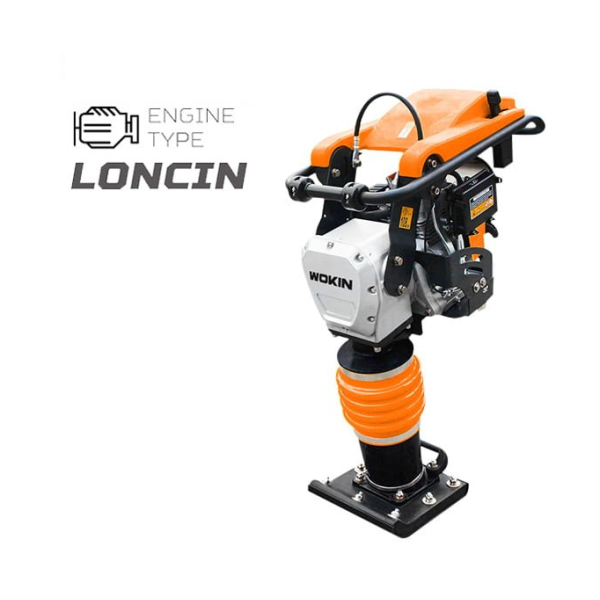 Виброплита Wokin с бензиновым двигателем Loncin LC168F-2H, мощностью 6,5 ЛС Виброплита Wokin с бензиновым двигателем Loncin LC168F-2H, мощностью 6,5 ЛС