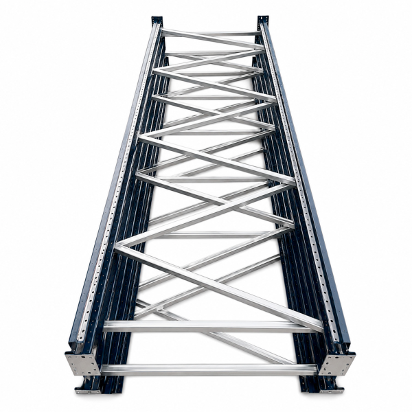Raft depozit mari picioare set M1 8x400 (2mm) albastre Raft depozit mari picioare set M1 8x400 (2mm) albastre