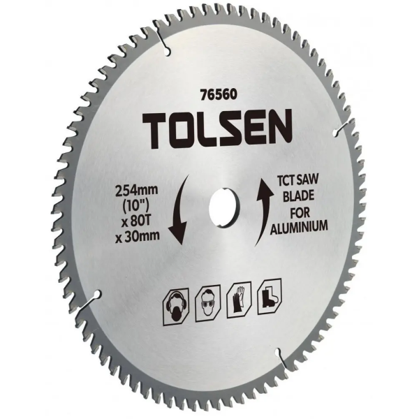Круглый диск с вакуумом для алюминия TOLSEN 305x30x100T
