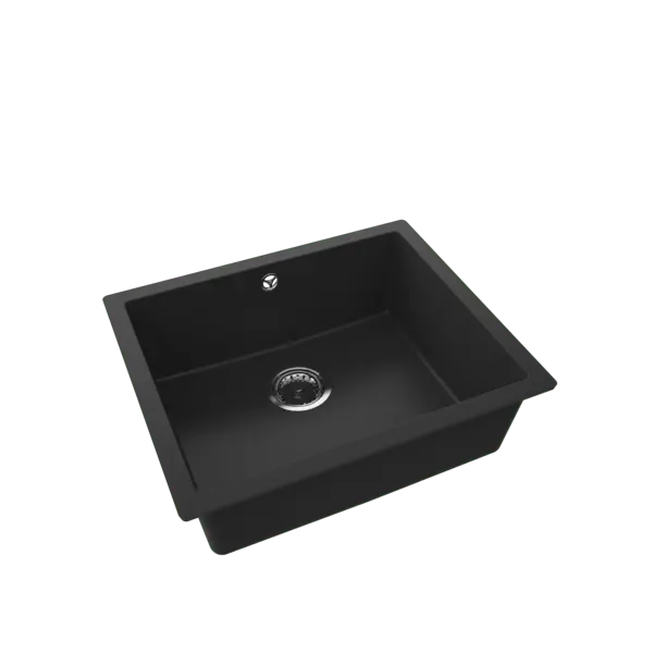 Joanna 550 chiuveta Sandonna sub blat (Negru Metalic)
