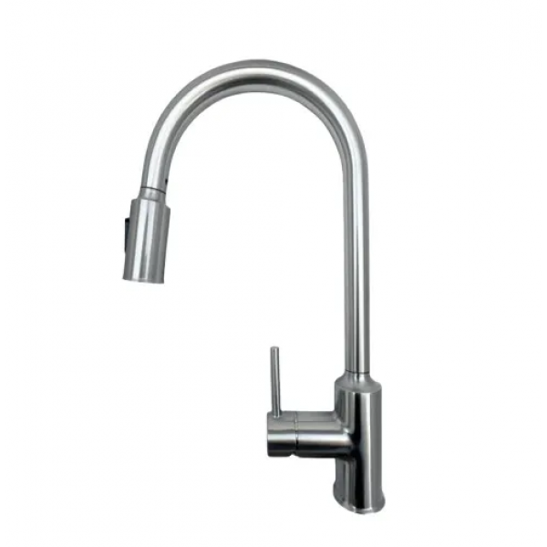 Кухонный смеситель SanDonna (CAMI Satin Nickel)
