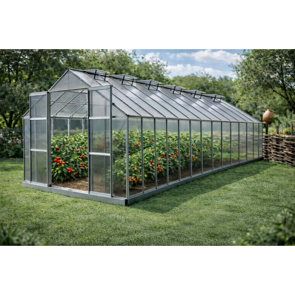 Sera de gradina TECHNOWORKER Policarbonat 83. 8x3.1x2.5m Sera de gradina TECHNOWORKER Policarbonat 83. 8x3.1x2.5m