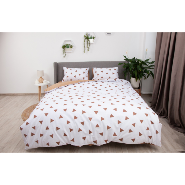 Комплект постельного белья Relaxe Home Soft Dreams 200 x 220 см Triang Cappuccino Комплект постельного белья Relaxe Home Soft Dreams 200 x 220 см Triang Cappuccino
