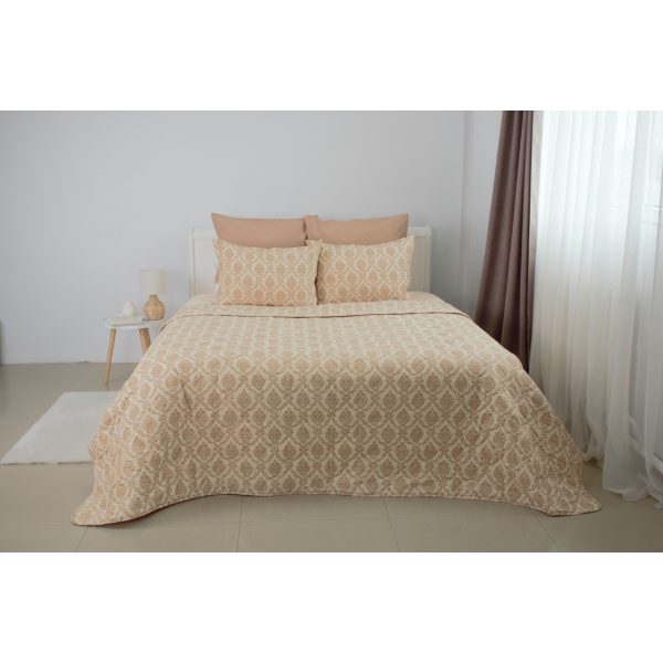 Покрывало + 2 Наволочки TEP ELEGANT COTTON 220 x 240 см Beige Fantasy Покрывало + 2 Наволочки TEP ELEGANT COTTON 220 x 240 см Beige Fantasy