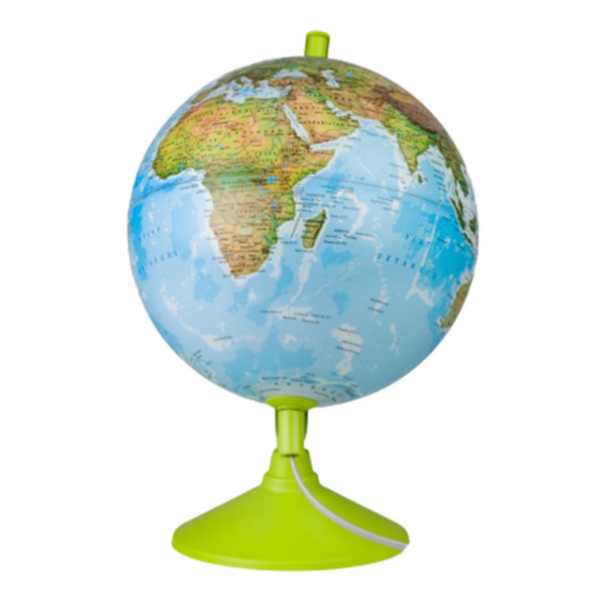 Glob harta fizica-politica a lumii, 30cm,cu iluminare Glob harta fizica-politica a lumii, 30cm,cu iluminare