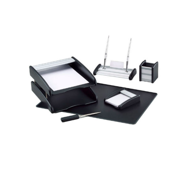 Set de birou 7 piese,FOROFIS,negru Set de birou 7 piese,FOROFIS,negru