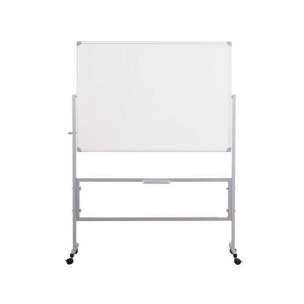 Tabla dubla mobila magnet, 100x140cm, INTERPANO, rama aluminiu Tabla dubla mobila magnet, 100x140cm, INTERPANO, rama aluminiu