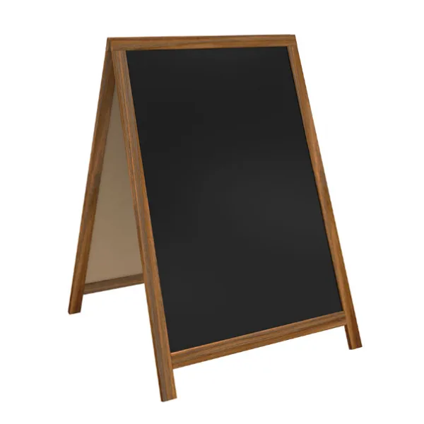 Tabla creta non-magnetica,50X70cm dubla rama lemn