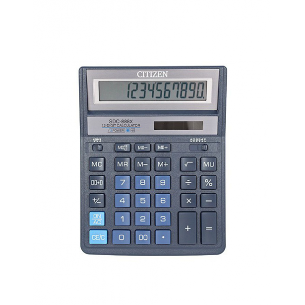 Calculator, Citizen SDC888-XBL, albastru Mare