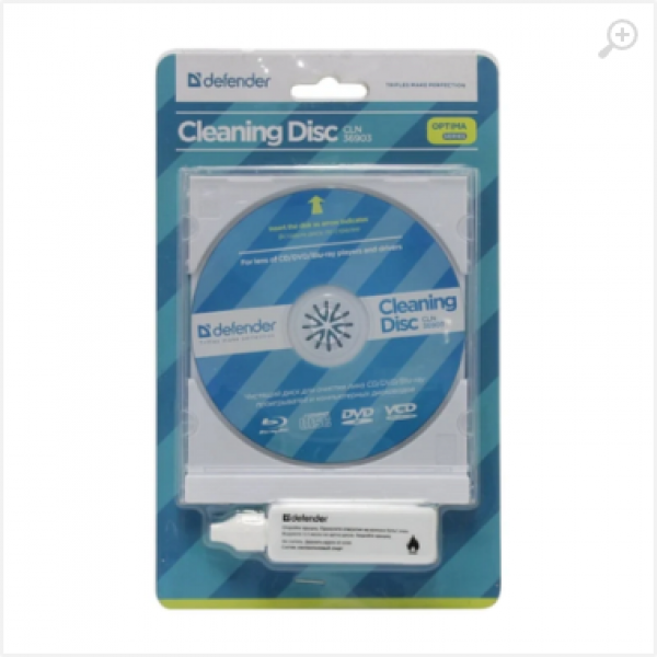 Defender Cleaning Disc for lens of CD/DVD/Blu-ray players and drivers 36903 Defender Cleaning Disc for lens of CD/DVD/Blu-ray players and drivers 36903