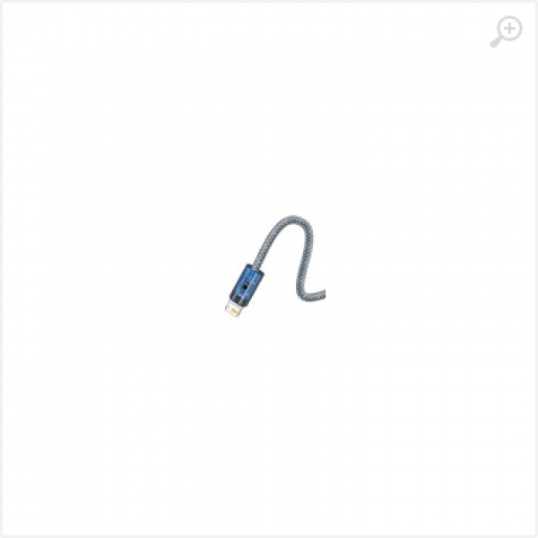 Cable USB - Lightning, Braided, 2.4A, 1m, Baseus Dynamic Gray CALD000416 Cable USB - Lightning, Braided, 2.4A, 1m, Baseus Dynamic Gray CALD000416