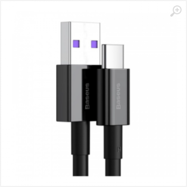 Cable USB - Type-C, 66W, 1m, Baseus Superior Black CATYS-01 Cable USB - Type-C, 66W, 1m, Baseus Superior Black CATYS-01