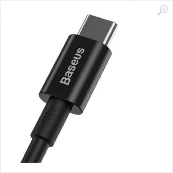 Cable Type-C - Type-C, 100W, 1m, Baseus Superior Black CATYS-B01 Cable Type-C - Type-C, 100W, 1m, Baseus Superior Black CATYS-B01