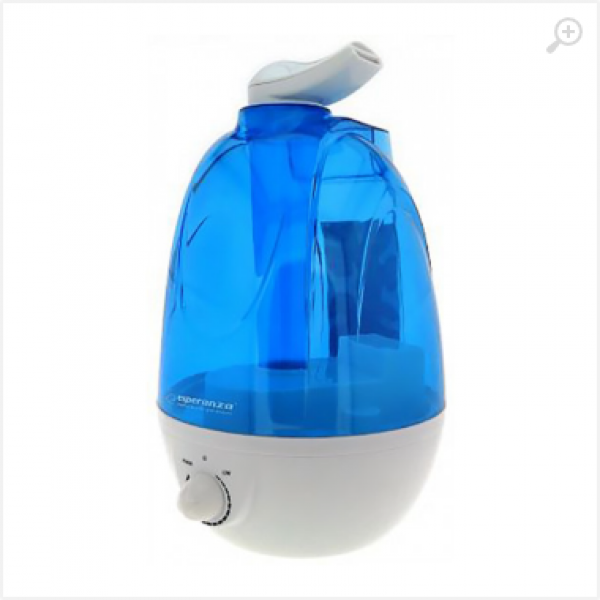 Humidifier Esperanza COOL SPRING EHA003 Tank capacity 3,5 L; Power 25 W; Suitable for rooms up to 40 m2; 3 levels of steam outputs; Steam output 300 ml / hr