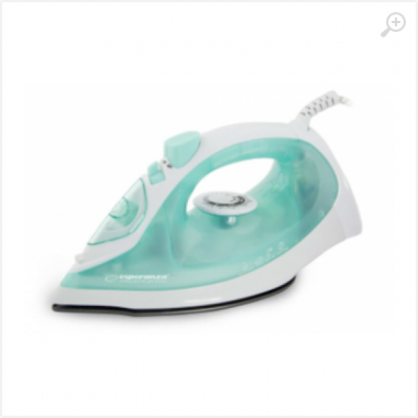 Iron Esperanza SILK EHI005 2200W; Non stick soleplate; Anti-drip function; Horizontal and vertical steam; Dry ironing; Spray; Sellf cleaning; Ceramic soleplate