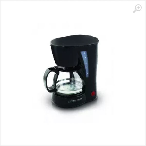 Coffee Maker Esperanza ROBUSTA EKC006, 0,6L, 650W, Permanent & washable filter anti-drip system, auto switch-off, modern design, electric cable length 70cm Coffee Maker Esperanza ROBUSTA EKC006, 0,6L, 650W, Permanent & washable filter anti-drip system, auto switch-off, modern design, electric cable length 70cm