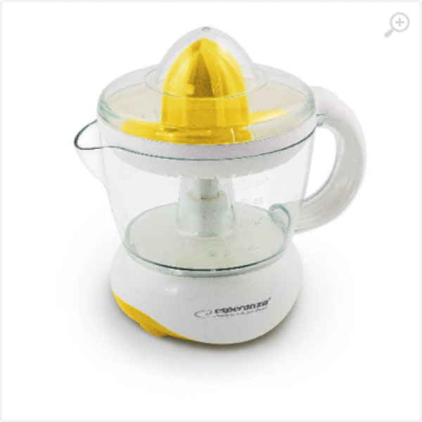Juice Maker Esperanza Citrus Squeezer Clementine EKJ001Y, 25W, Capacity 0,7L Juice Maker Esperanza Citrus Squeezer Clementine EKJ001Y, 25W, Capacity 0,7L