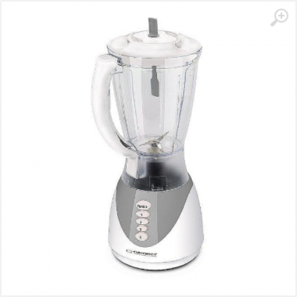 Table blender Esperanza PINA COLADA EKM023E Grey; 350W power output; 1,5 L food grade plastic jug; 3 speeds of mixing; Anti-tipping suction caps on the bottom