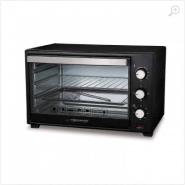 Electric Oven Esperanza PROSCIUTTO EKO005, 20L, Power: 1600W, Temperature: 0°C - 250°C, Timer: 0-60 minutes, 3 Heating functions available, Crumb tray, Acc Electric Oven Esperanza PROSCIUTTO EKO005, 20L, Power: 1600W, Temperature: 0°C - 250°C, Timer: 0-60 minutes, 3 Heating functions available, Crumb tray, Acc