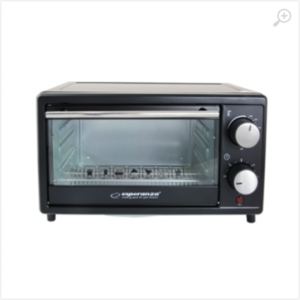 Electric Oven Esperanza CALZONE EKO007, 10L, Power: 900W, Temperature: 0°C - 250°C, Timer: 0-30 minutes, Crumb tray, Acc included: pizza tray, grill grate Electric Oven Esperanza CALZONE EKO007, 10L, Power: 900W, Temperature: 0°C - 250°C, Timer: 0-30 minutes, Crumb tray, Acc included: pizza tray, grill grate