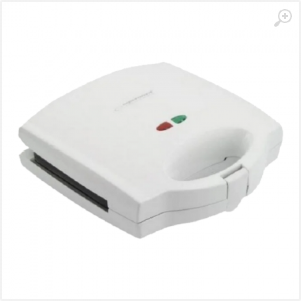 Sandwich Maker Esperanza PORTABELLA EKT006W White 750W, 3 in 1 functions (sandwich maker, waffle maker and grill), automatic temperature control, non-stick Sandwich Maker Esperanza PORTABELLA EKT006W White 750W, 3 in 1 functions (sandwich maker, waffle maker and grill), automatic temperature control, non-stick