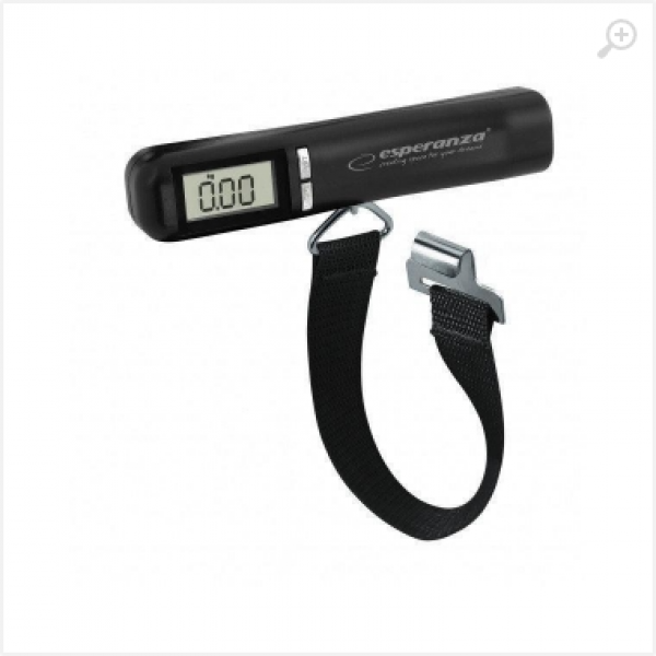 Scale Luggage Esperanza HITCHHIKER ETS001, Max: 50 kg, Four units of measure: g/lb/oz/kg, Tare Function, Power supply: 2*AAA batteries, Low battery indication Scale Luggage Esperanza HITCHHIKER ETS001, Max: 50 kg, Four units of measure: g/lb/oz/kg, Tare Function, Power supply: 2*AAA batteries, Low battery indication