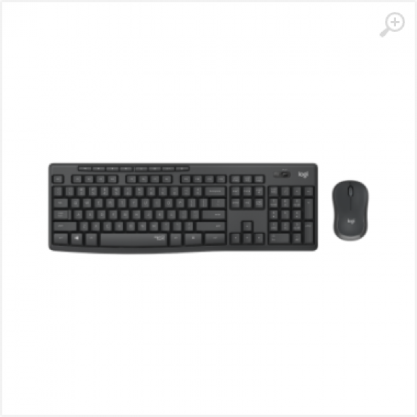 Logitech Wireless Combo MK295 Silent, Multimedia Keyboard & Mouse, Graphite, RUS, USB, Retail Logitech Wireless Combo MK295 Silent, Multimedia Keyboard & Mouse, Graphite, RUS, USB, Retail