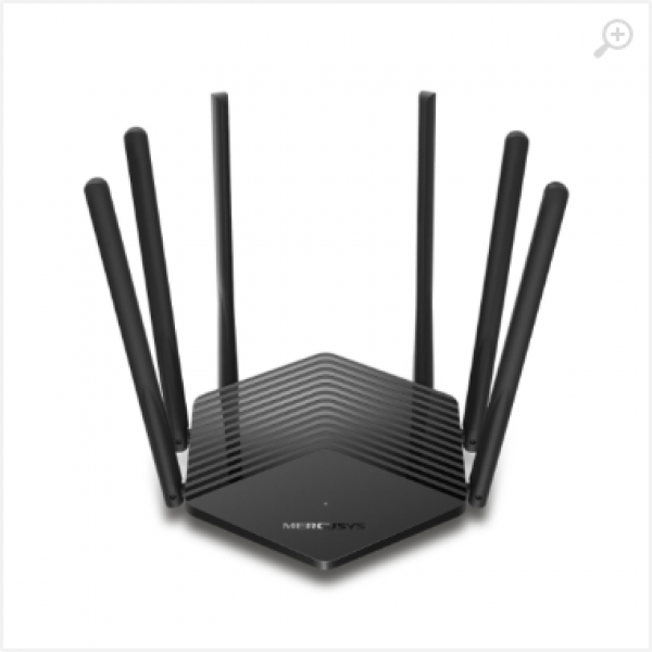 MERCUSYS MR50G AC1900 Wireless Dual Band Gigabit Router,SPEED: 600 Mbps at 2.4 GHz + 1300 Mbps at 5 GHz ,SPEC: 6× Antennas, 1× Gigabit WAN Port + 2× Gigabit LAN MERCUSYS MR50G AC1900 Wireless Dual Band Gigabit Router,SPEED: 600 Mbps at 2.4 GHz + 1300 Mbps at 5 GHz ,SPEC: 6× Antennas, 1× Gigabit WAN Port + 2× Gigabit LAN