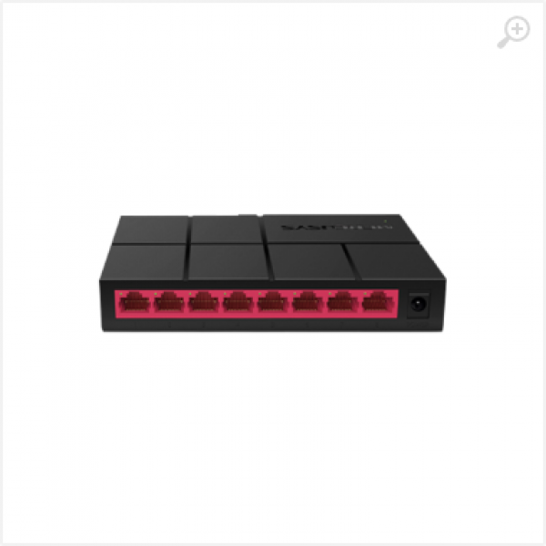 MERCUSYS MS108G 8-port 10/100/1000M mini Desktop Switch, 8 10/100/1000M RJ45 ports, Plastic case