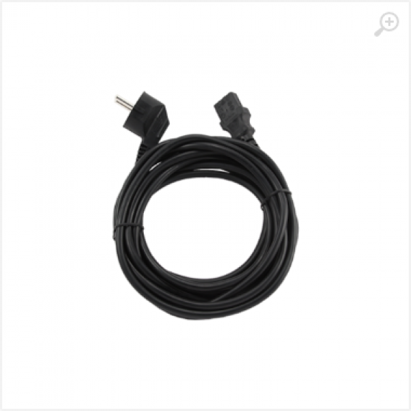 Power cord - 5m - GEMBIRD PC-186-VDE-5M, Schuko input / C13 output, VDE approved, Black Power cord - 5m - GEMBIRD PC-186-VDE-5M, Schuko input / C13 output, VDE approved, Black