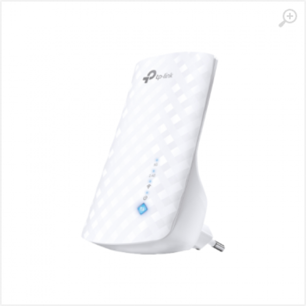 TP-LINK RE190 AC750 Dual Band Wireless Wall Plugged Range Extender, Mediatek, 433Mbps at 5GHz + 300Mbps at 2.4GHz, 802.11ac/a/b/g/n, Ranger Extender button