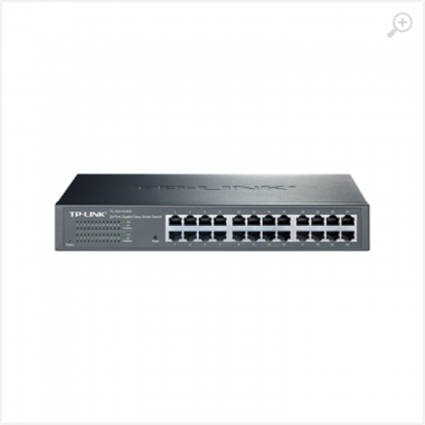 TP-LINK TL-SG1024D 24-port Gigabit Desktop/Rachmount Switch, 24 10/100/1000M RJ45 ports, 13-inch rack-mountable steel case TP-LINK TL-SG1024D 24-port Gigabit Desktop/Rachmount Switch, 24 10/100/1000M RJ45 ports, 13-inch rack-mountable steel case