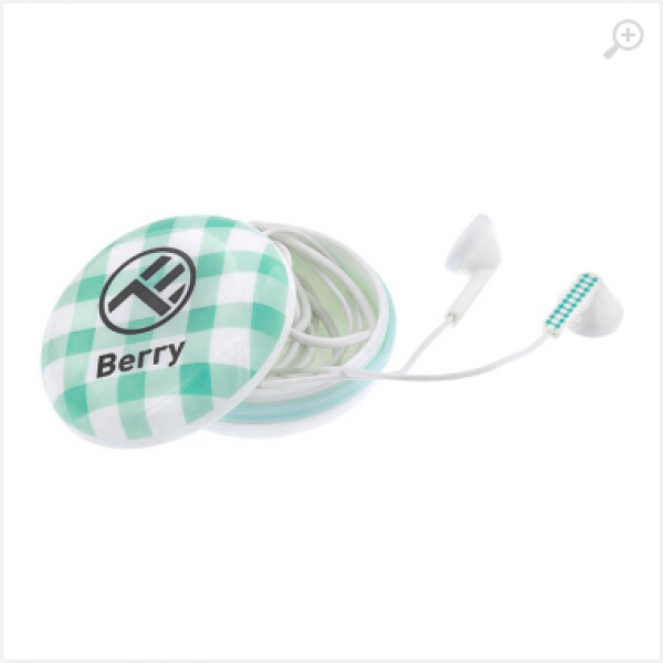 Casti in-ear, Berry, with mic, wired, Jack 3.5 mm,16 ohm, 20Hz, 1.2 m, silicone, Tellur Blue TLL162192