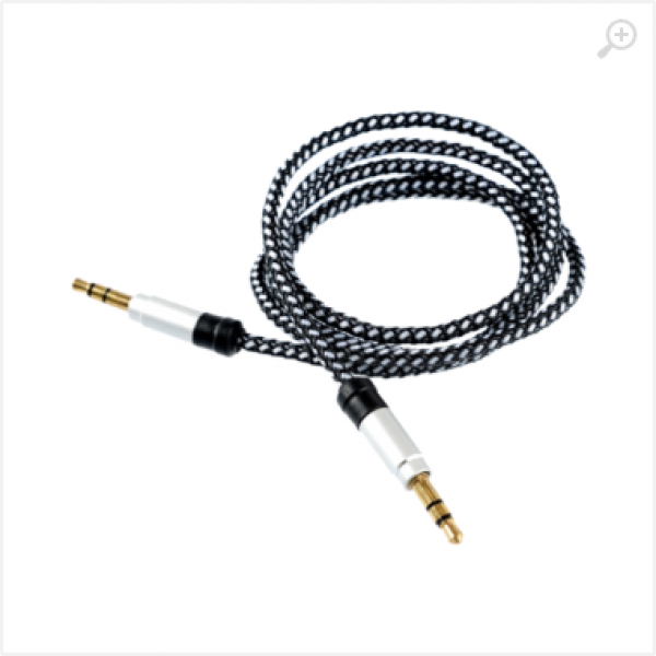 Cable jack 3.5mm, 1m, Tellur Silver TLL311011