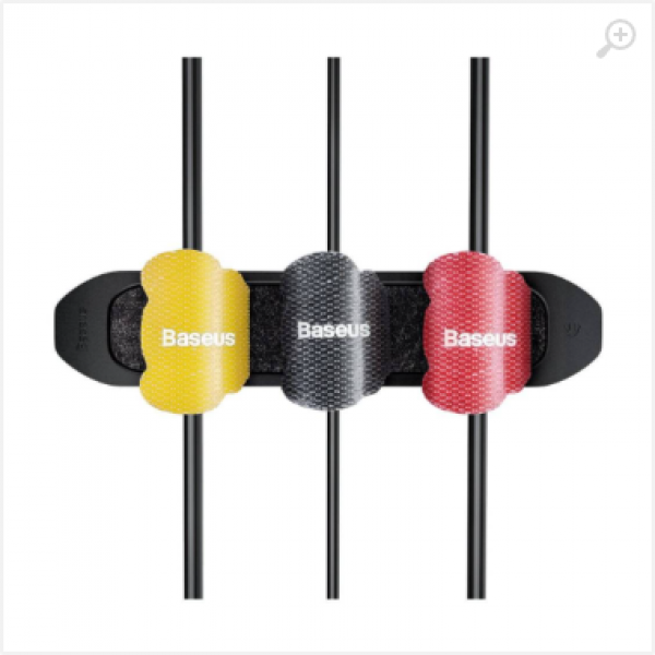 Organizer Baseus Cables Fixer Kit self-adhesive Cable Organizer Cable Clip + 15x hook and loop Straps black TZACGX-01 Organizer Baseus Cables Fixer Kit self-adhesive Cable Organizer Cable Clip + 15x hook and loop Straps black TZACGX-01