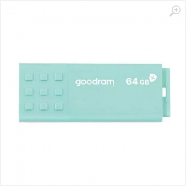 64Gb USB3.0 GoodRAM UME3 CARE Antibacterial (Read 60 MByte/s, Write 20 MByte/s) UME3-0640CRR11