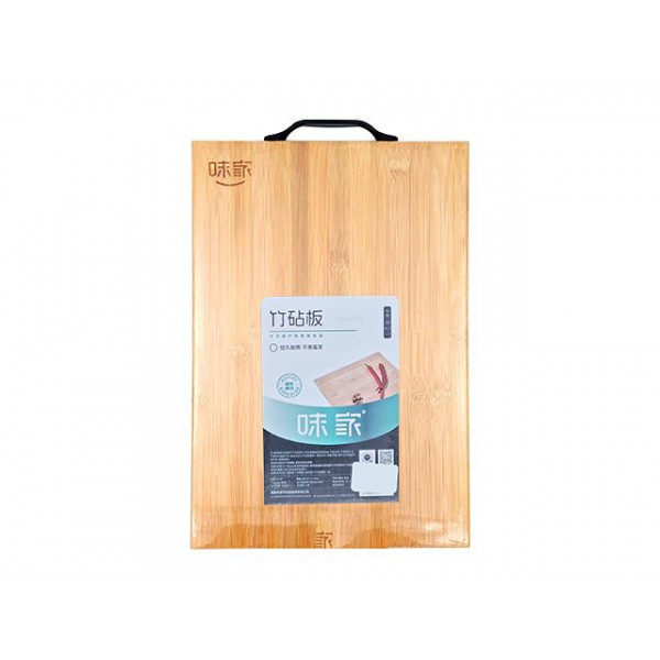 Tocator din bambus 38X25cm, maner Tocator din bambus 38X25cm, maner