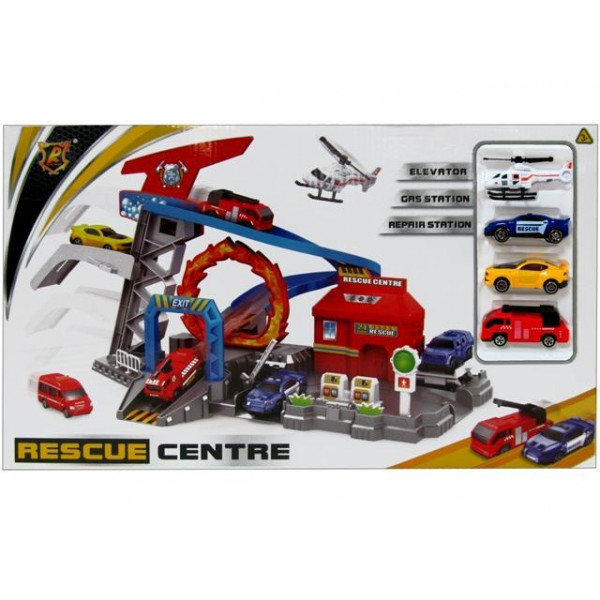 Parcare "Rescue Centre" (3 masini + elicopter) 45.5X26.5cm Parcare "Rescue Centre" (3 masini + elicopter) 45.5X26.5cm